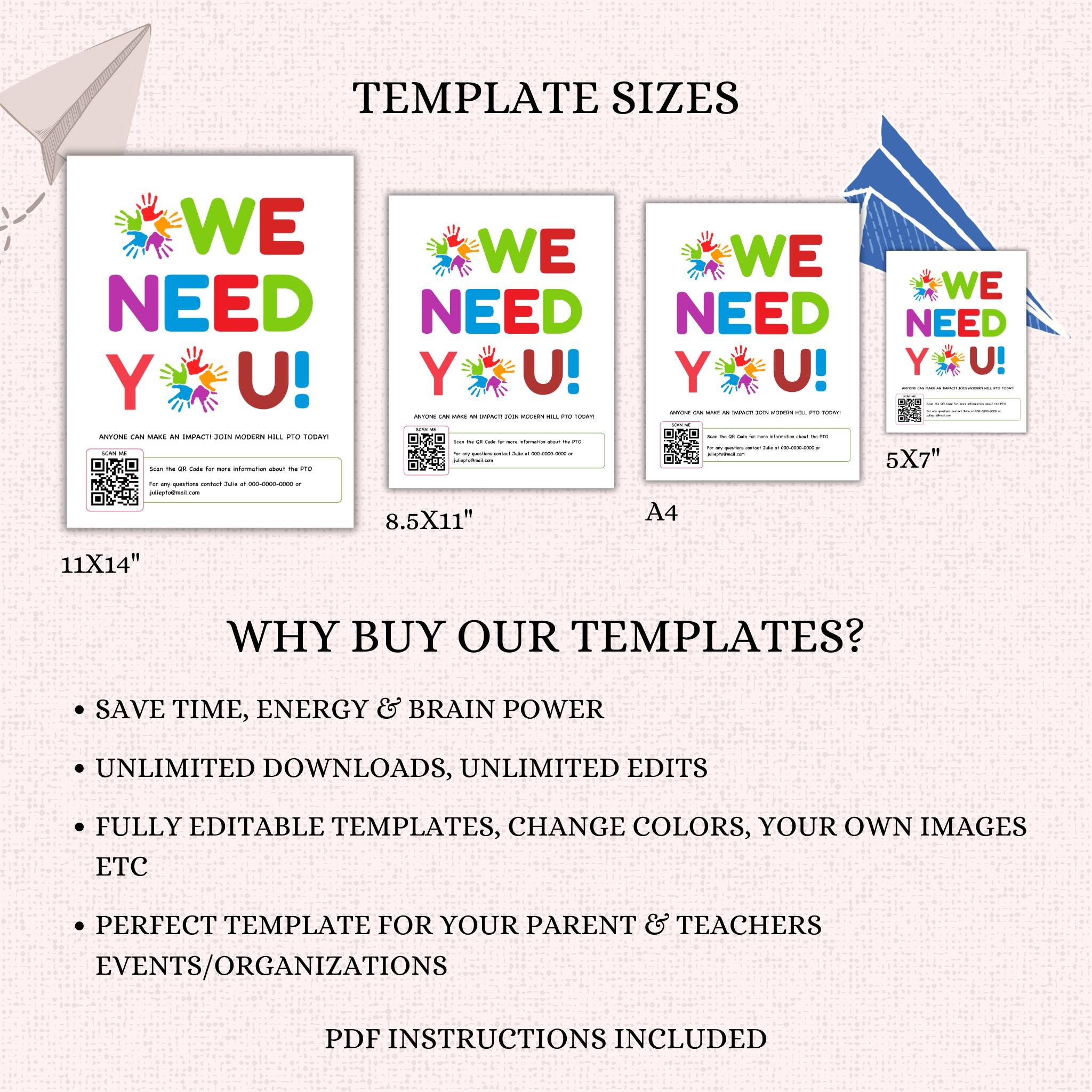 PTO Recruitment Flyer Template