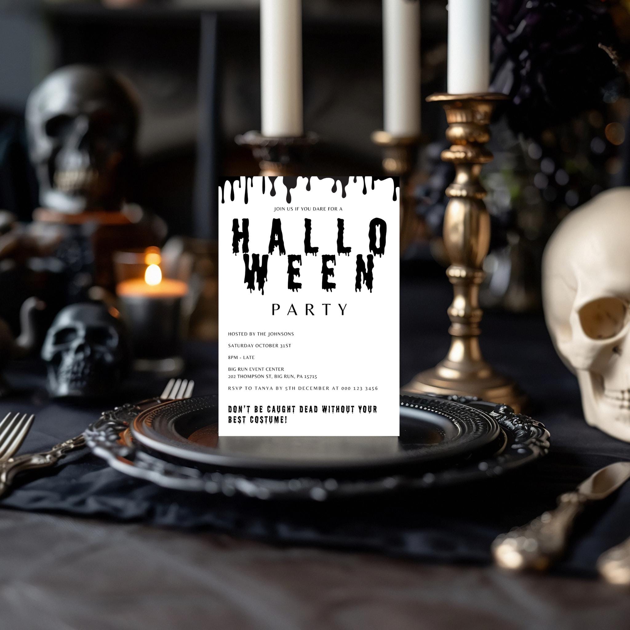Halloween Party Invitation