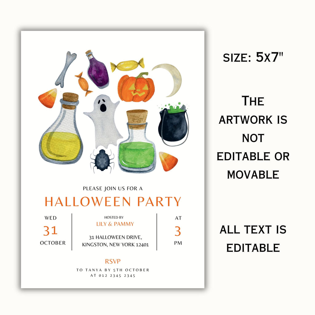 Halloween Party Invitation