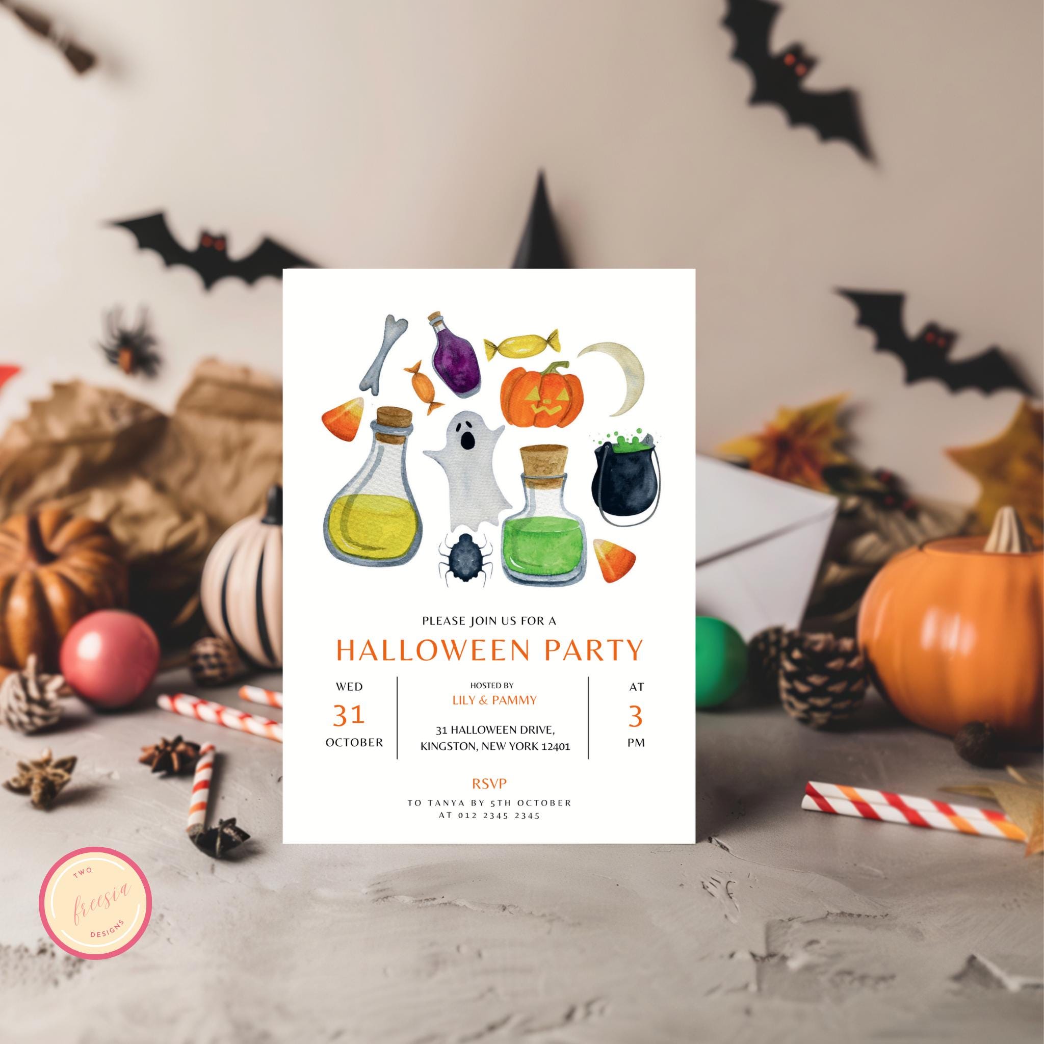 Halloween Party Invitation