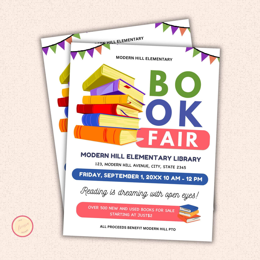 Book Fair Flyer Template
