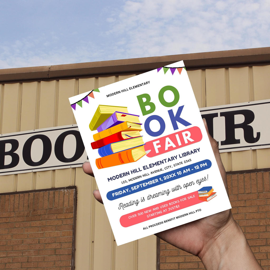 Book Fair Flyer Template