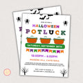 Halloween Potluck Flyer Template