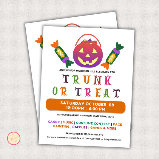Trunk or Treat Flyer Template
