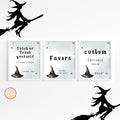 Editable Halloween Table Sign Template