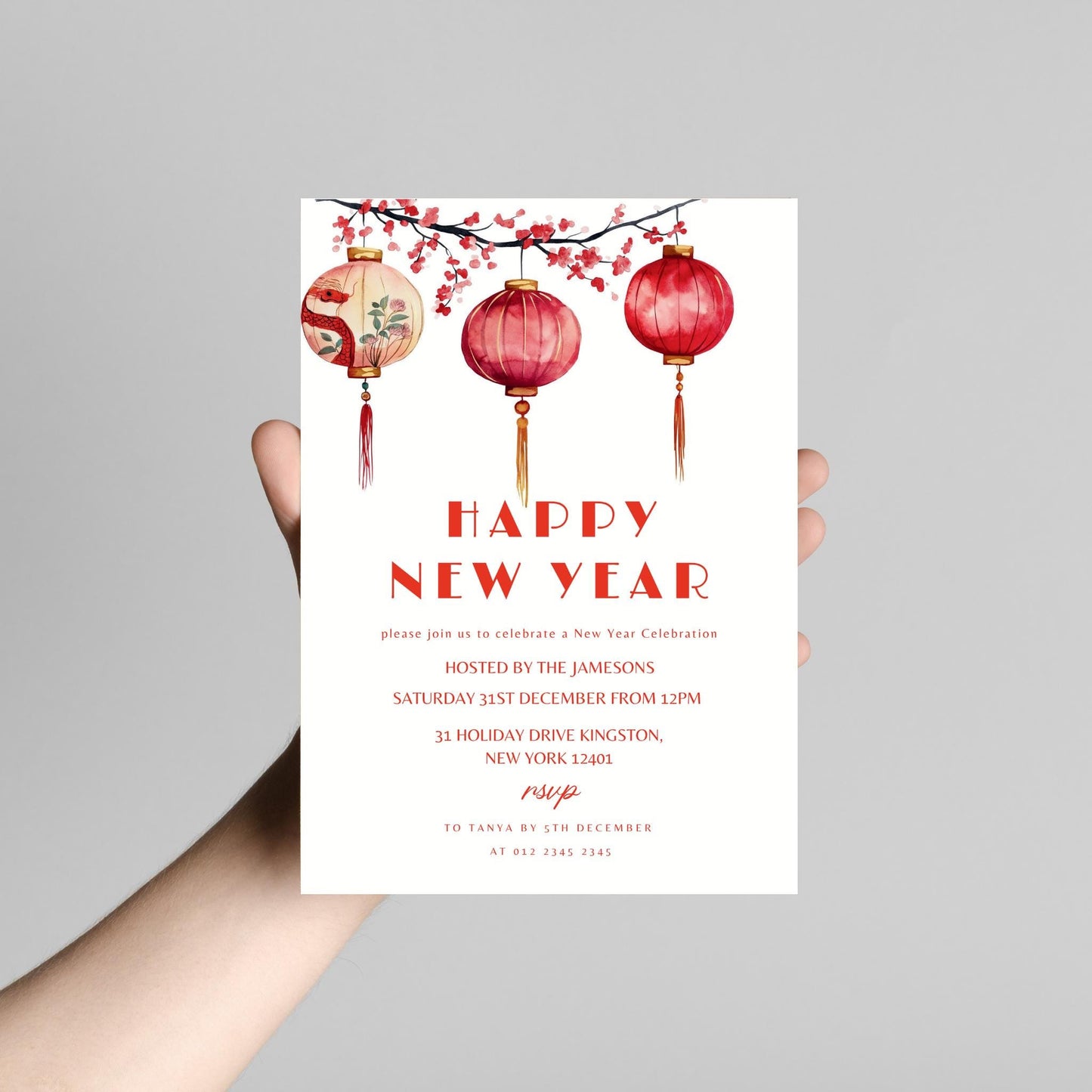 Chinese New Year Invitation