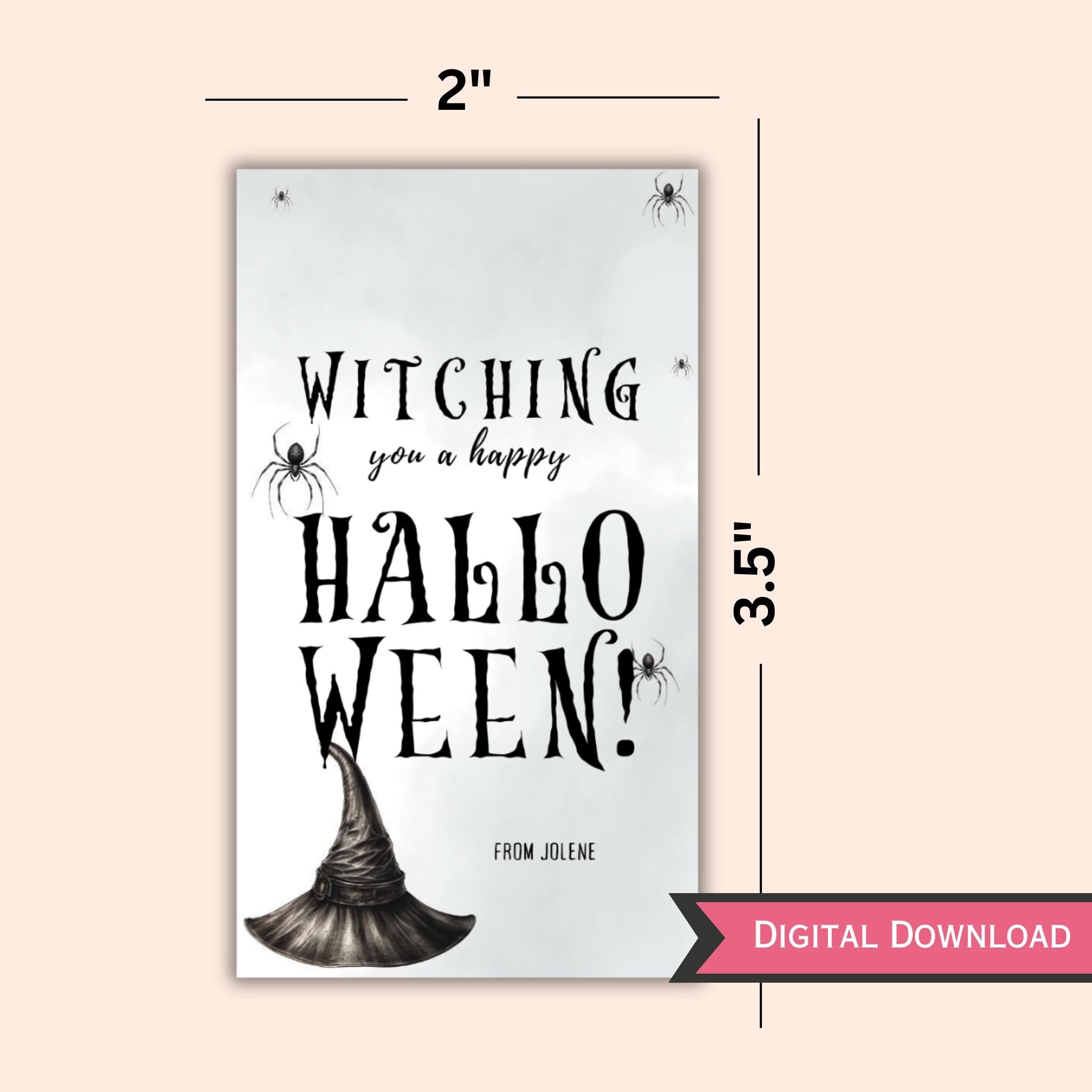 Witching You A Happy Halloween Tag