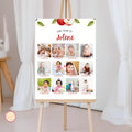 Apple 1st Birthday Photo Poster Sign
