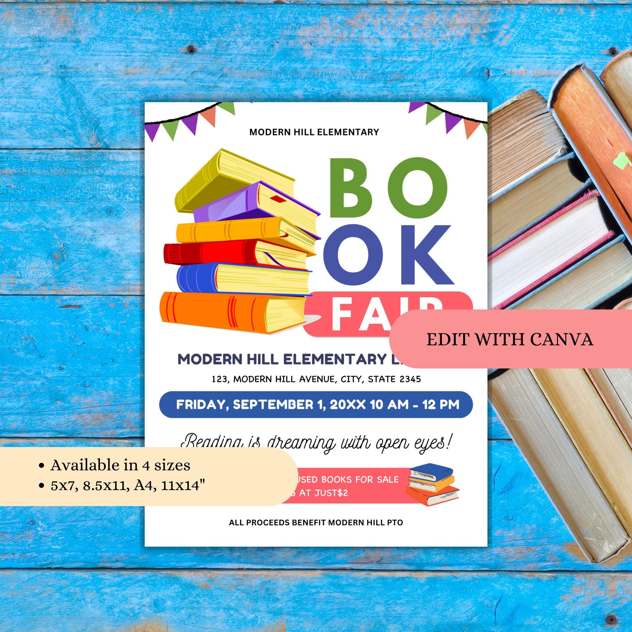 Book Fair Flyer Template