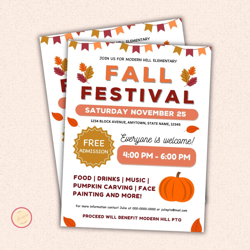 Fall Festival Flyer Template