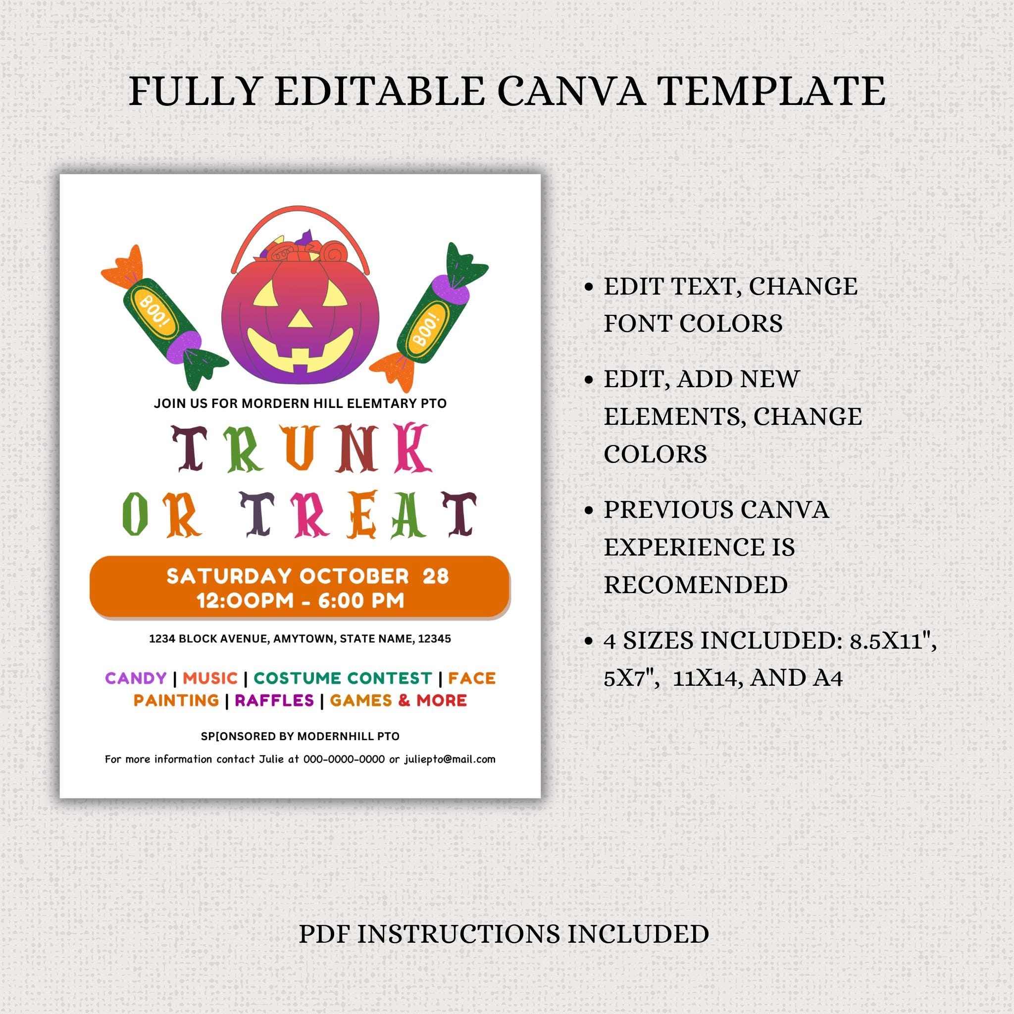 Trunk or Treat Flyer Template