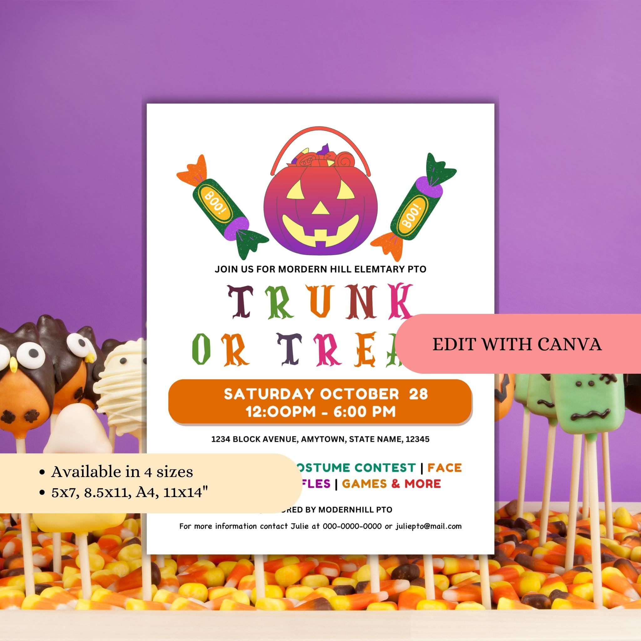 Trunk or Treat Flyer Template