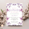 Enchanted to Meet You Baby Shower Invitation