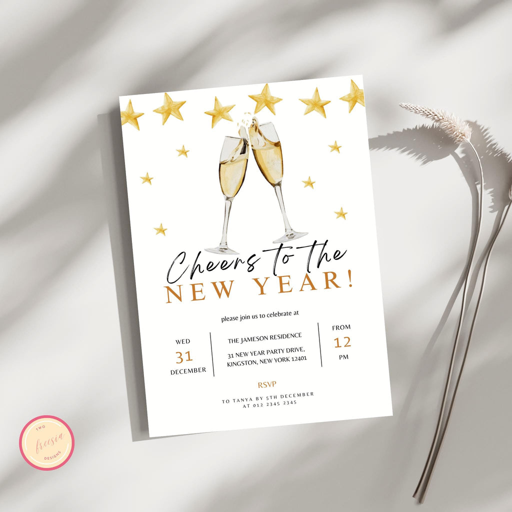 New Years Eve Invitation | Gold