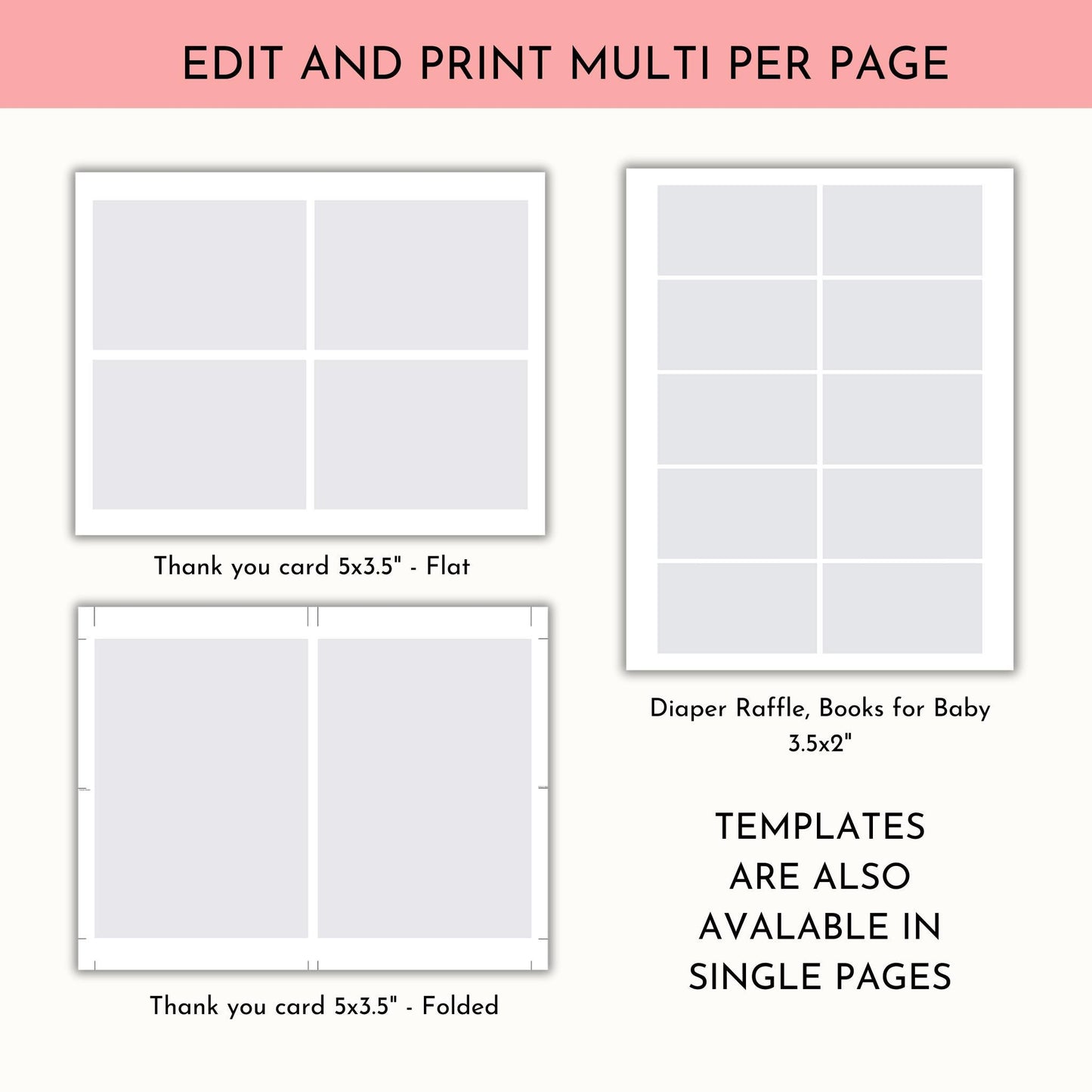 New Year, New Baby Shower Invitation Template Bundle