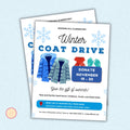 Winter Coat Drive Flyer Template