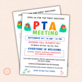 September PTO Monthly Meetings Flyer Template