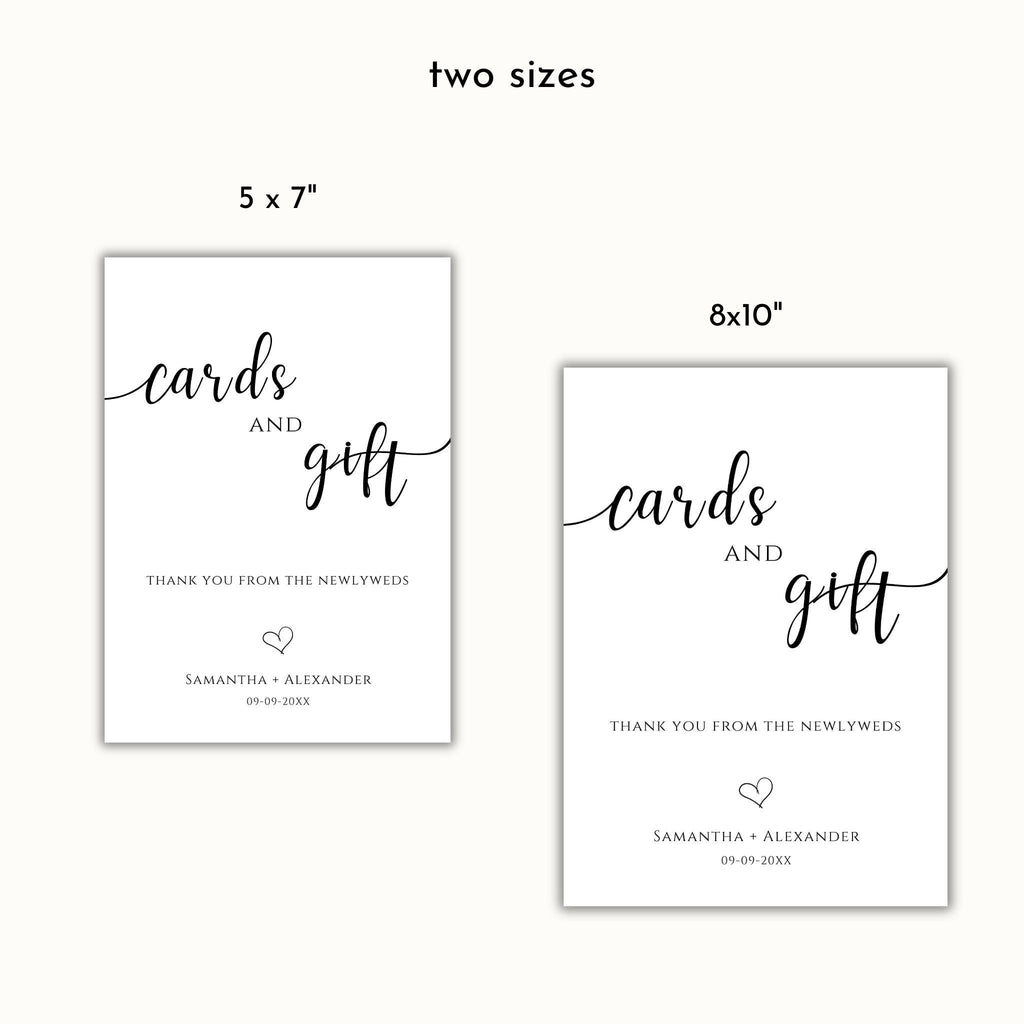 Cards and Gifts Sign