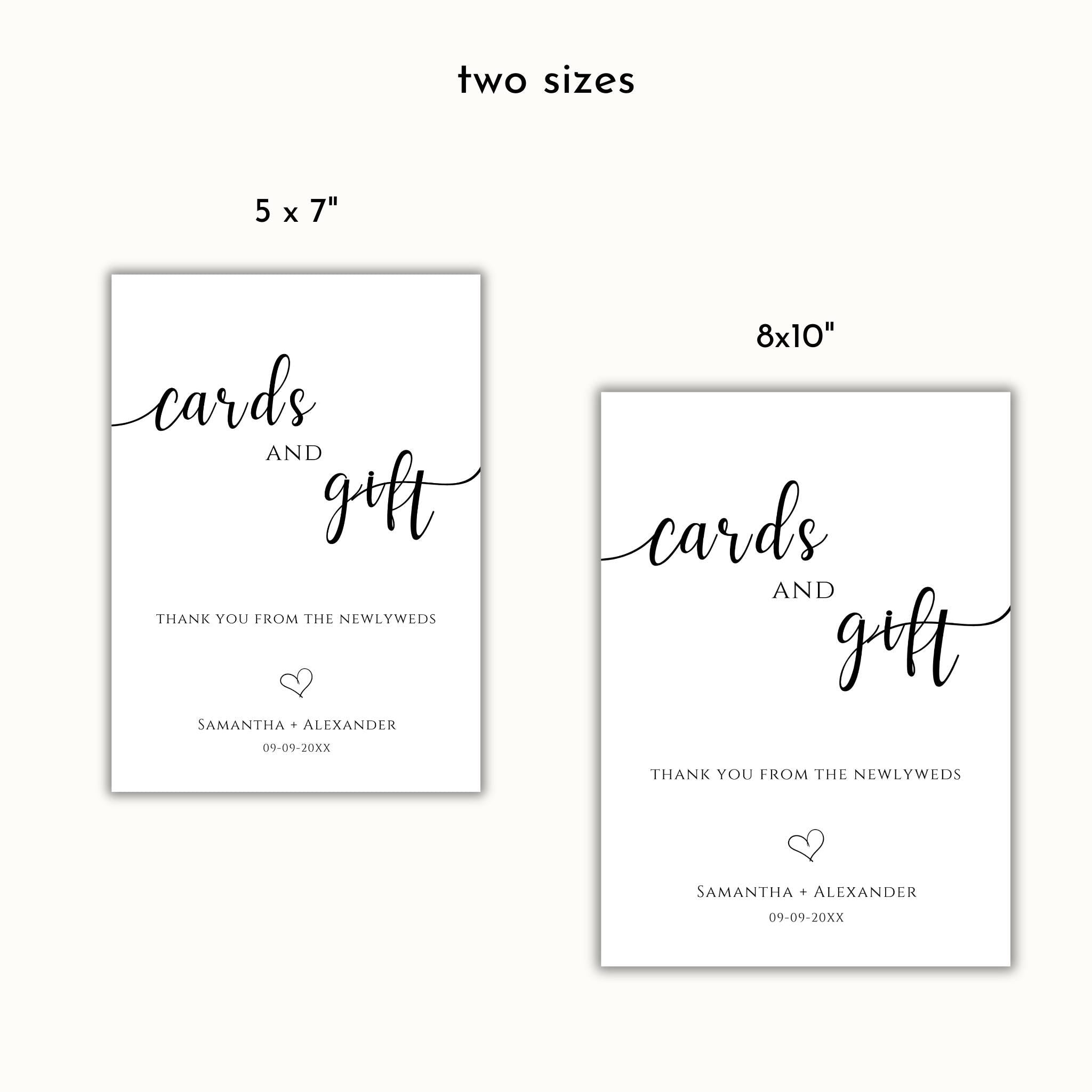 Cards and Gifts Sign