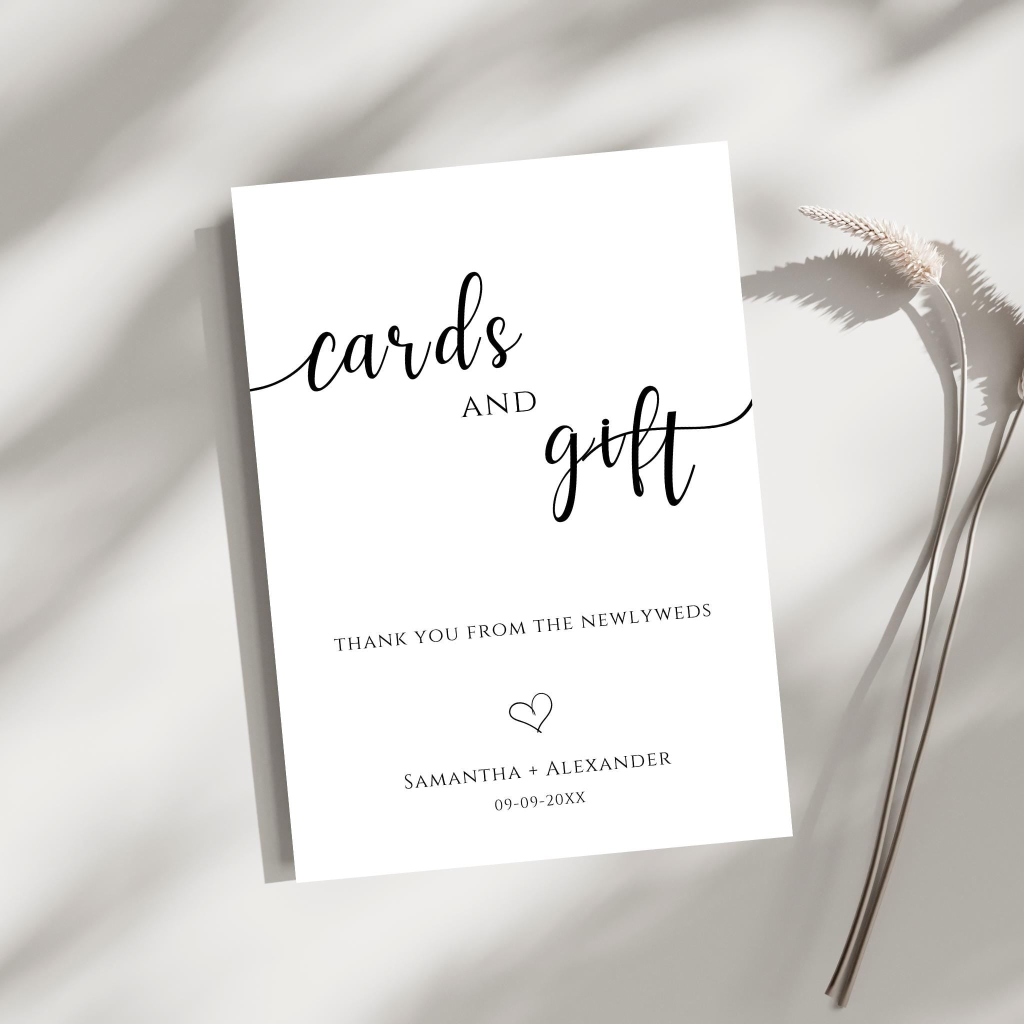 Cards and Gifts Sign