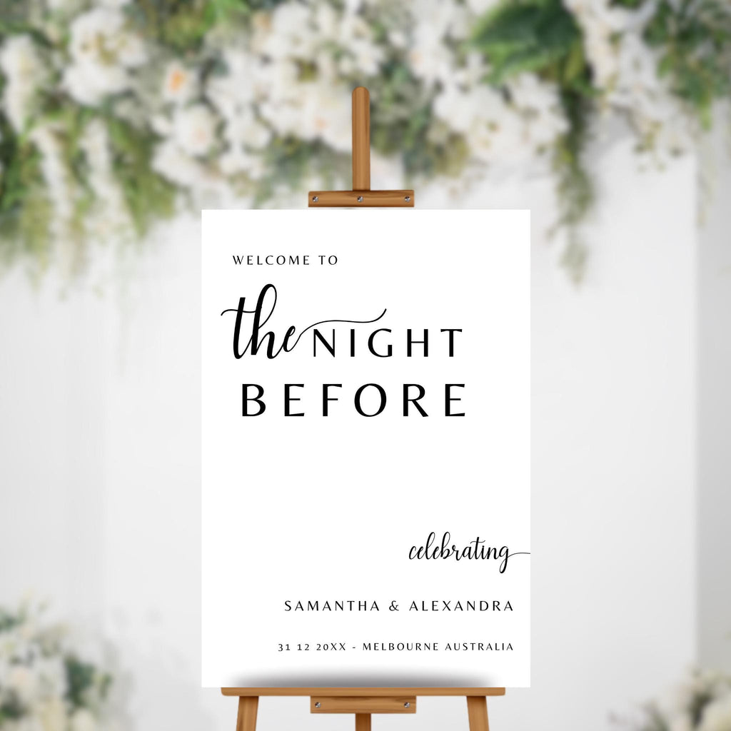 The Night Before Sign