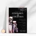Costumes and Cocktails Invitation Template