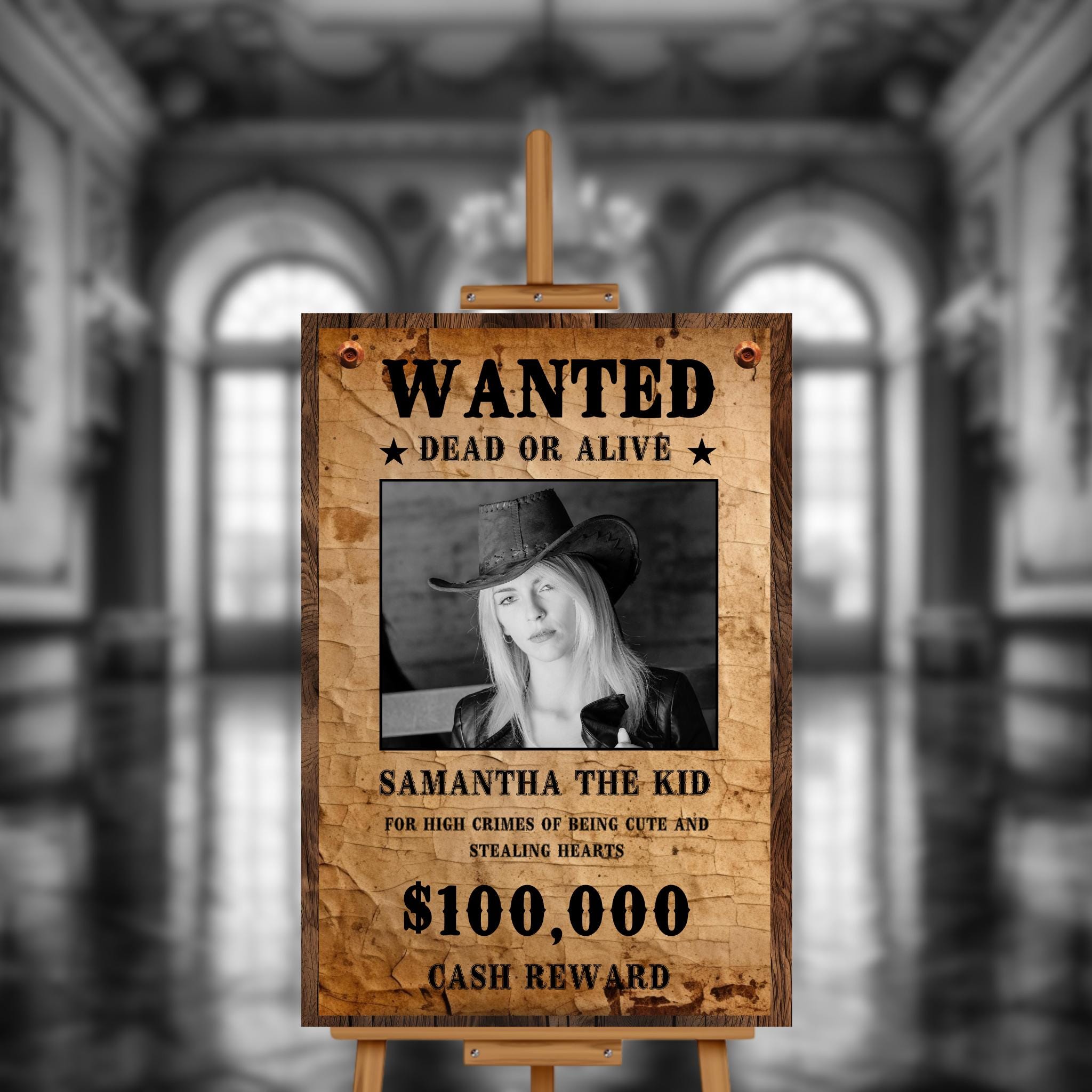 Wanted Welcome Sign Template