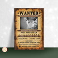 Editable Wanted Poster Invitation Template with Photo