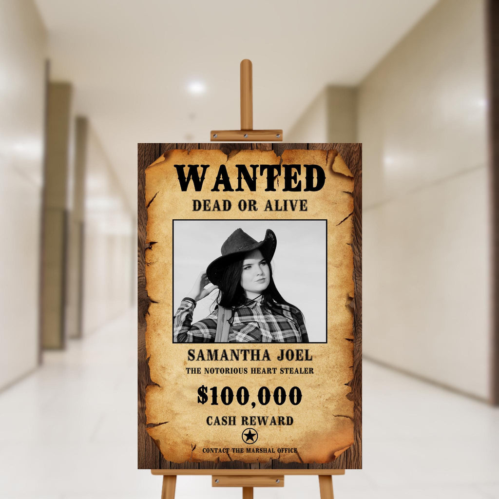 Editable Wanted Poster Template