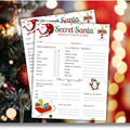 Editable Secret Santa Questionnaire Printable