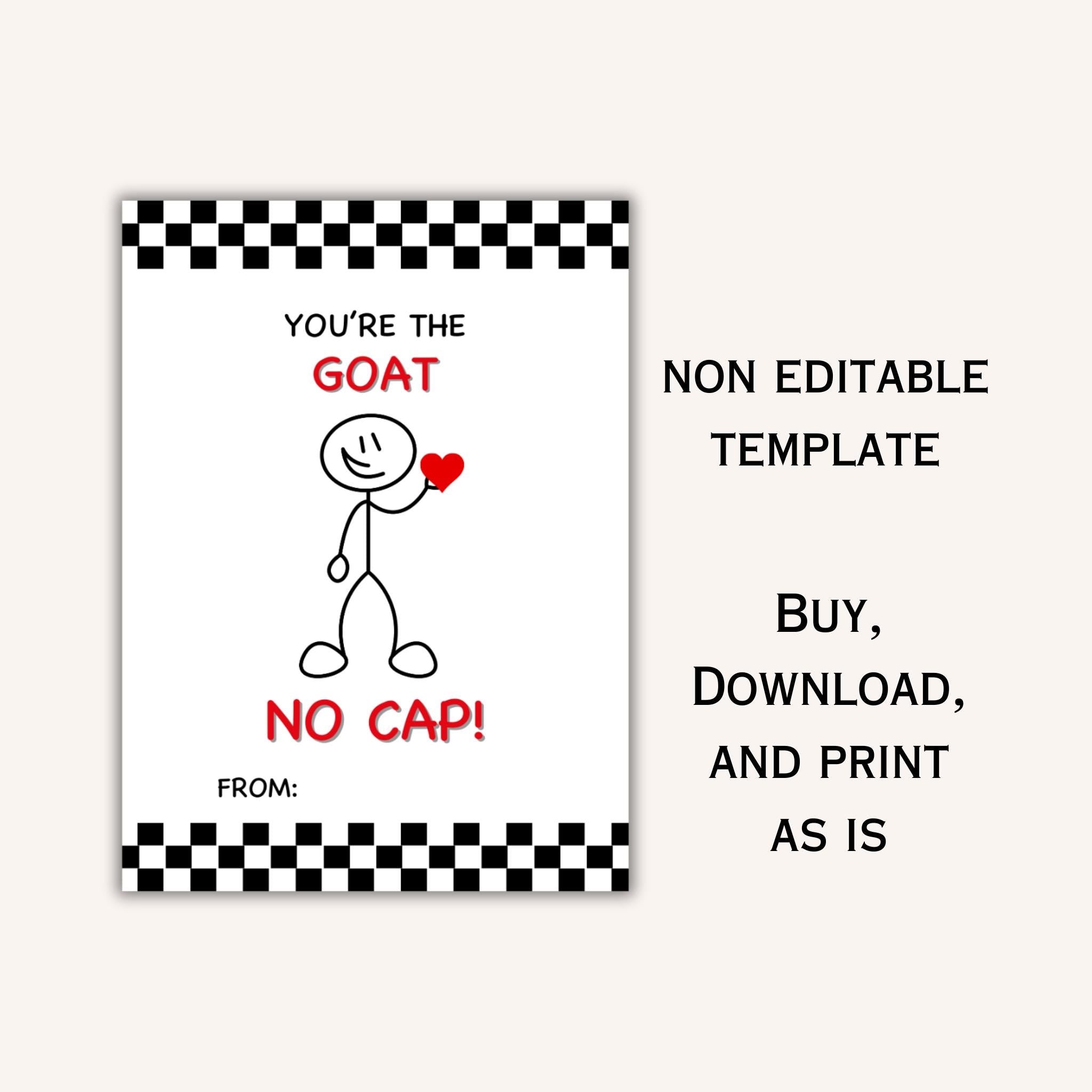 Gen Z Slang Valentine Cards | Ready to Print