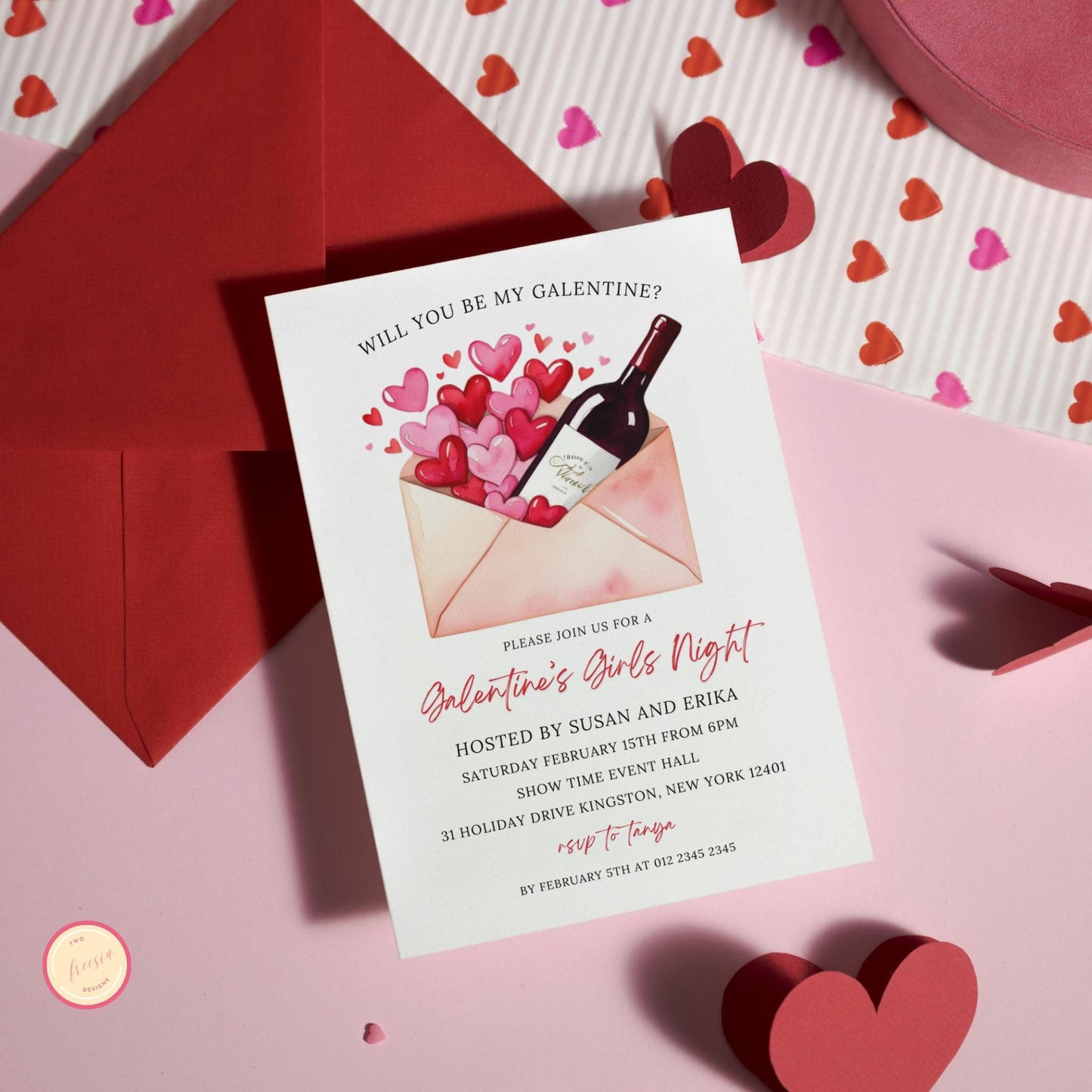 Galentine's Party Invitation