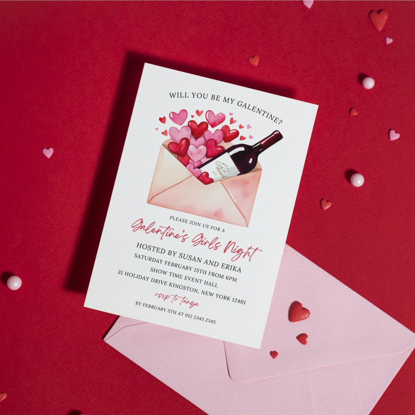 Galentine's Party Invitation