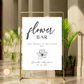 Flower Bar Sign