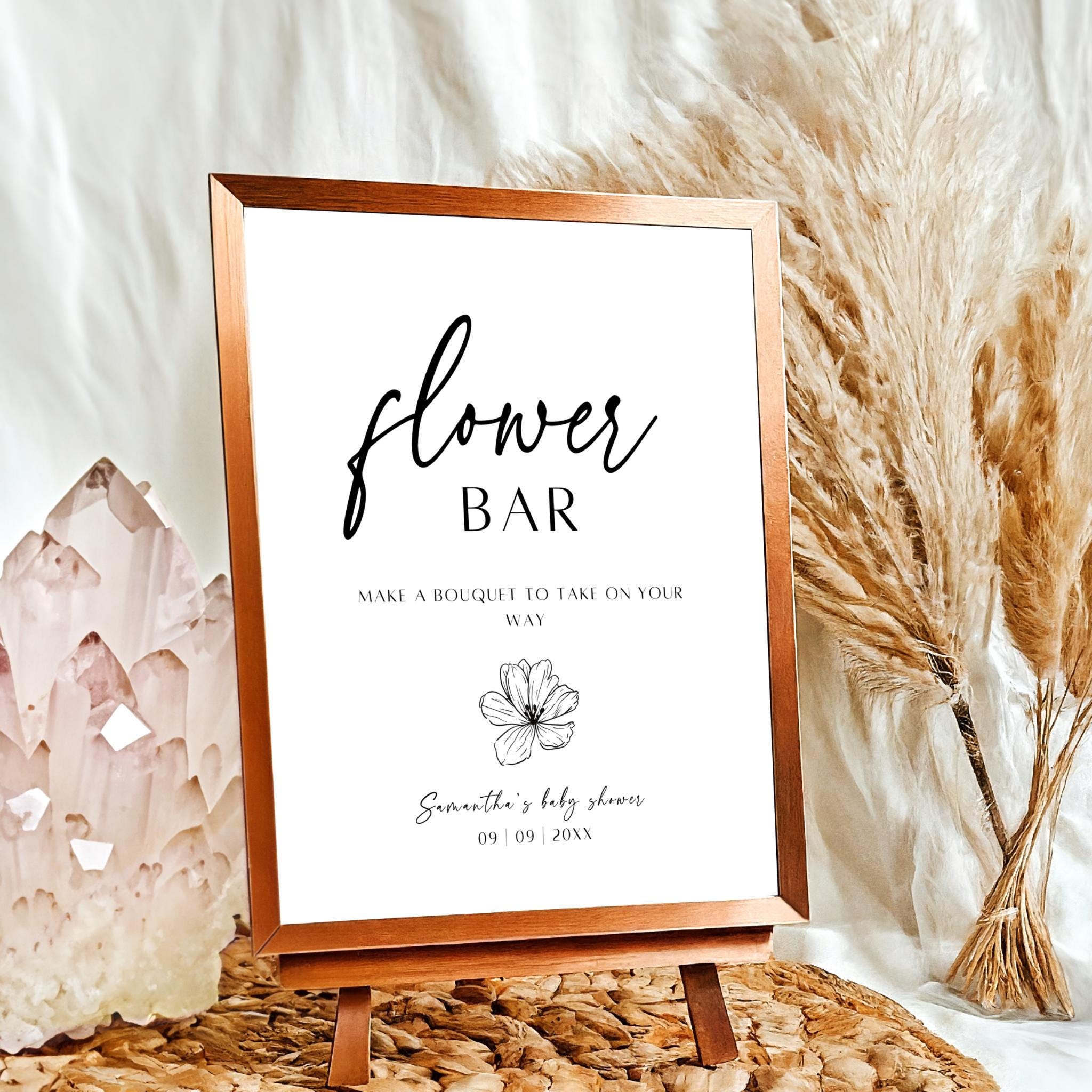 Flower Bar Sign