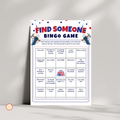 Find Someone Bingo - Labor Day