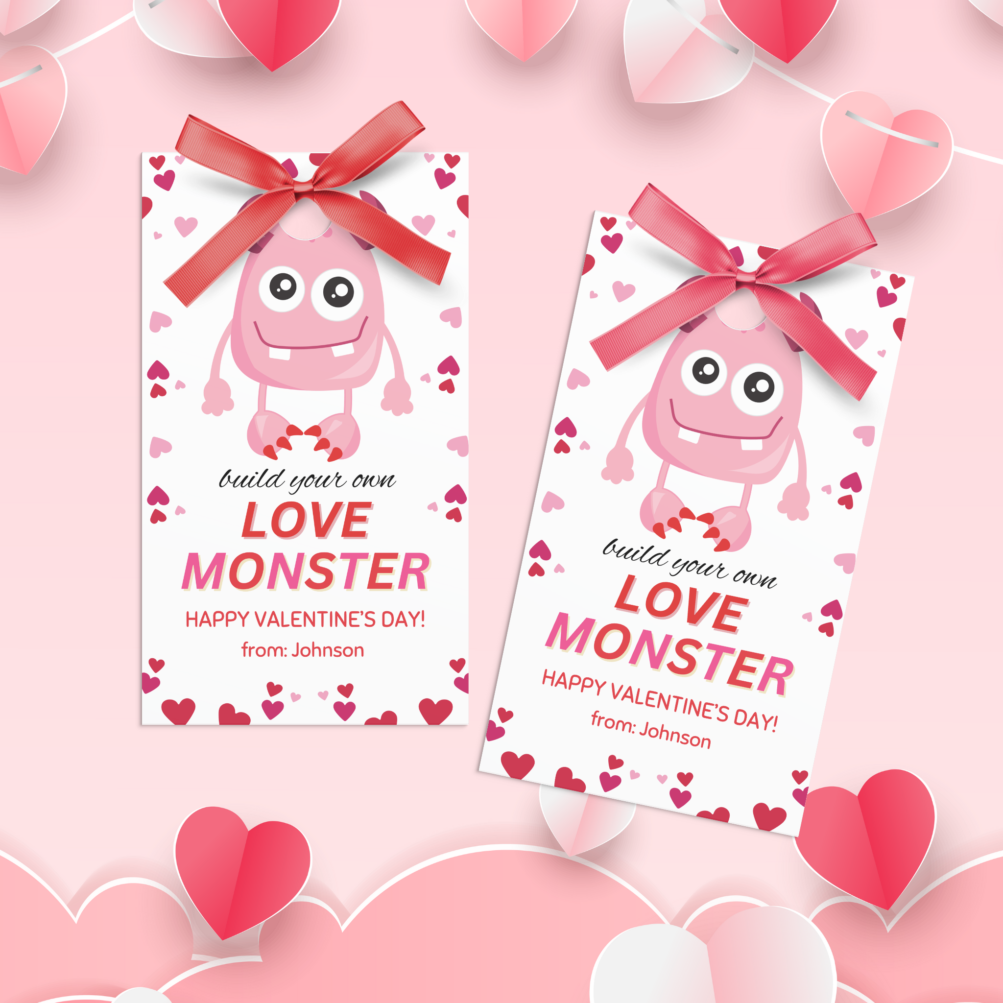 Build Your Love Monster Tag
