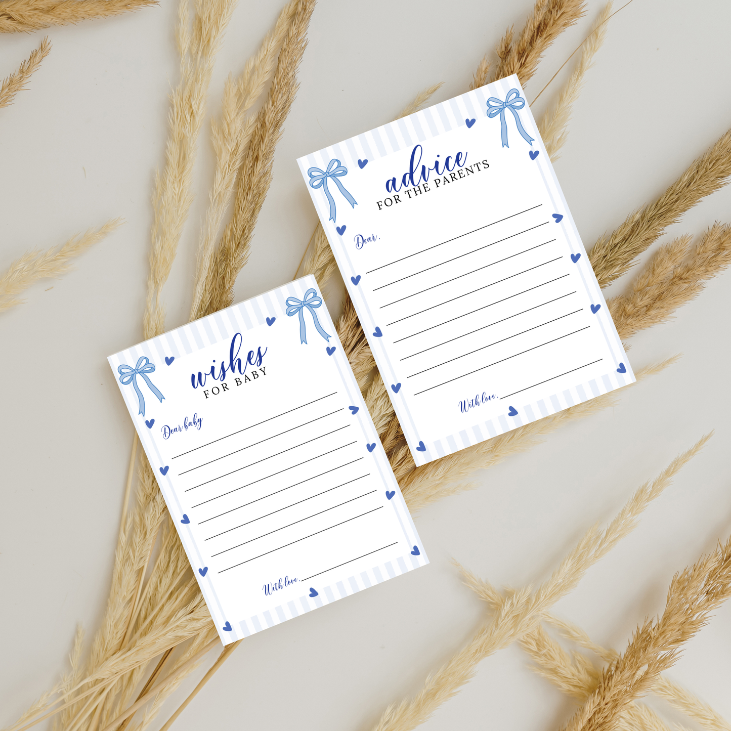 Valentine Baby Shower Games & Sign Bundle