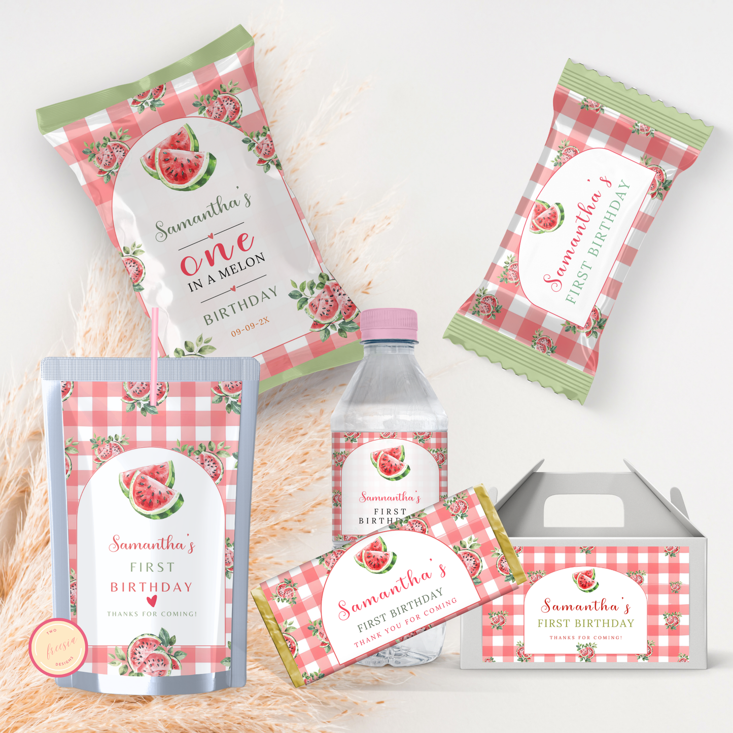Watermelon Birthday Favor Bundle