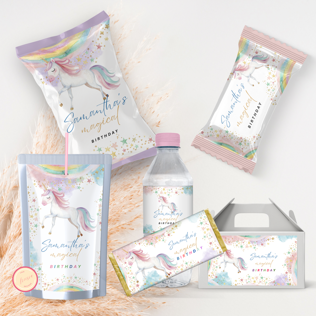 Unicorn Party Favor Bundle