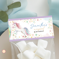 Unicorn Treat Bag Topper
