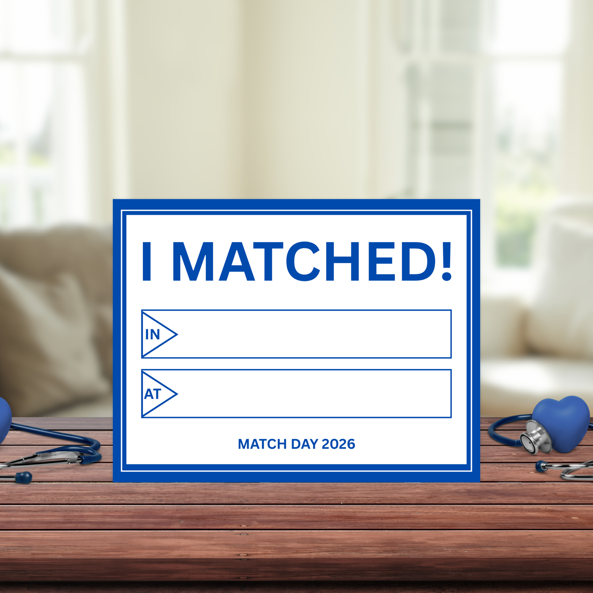 Residency Match Day Sign