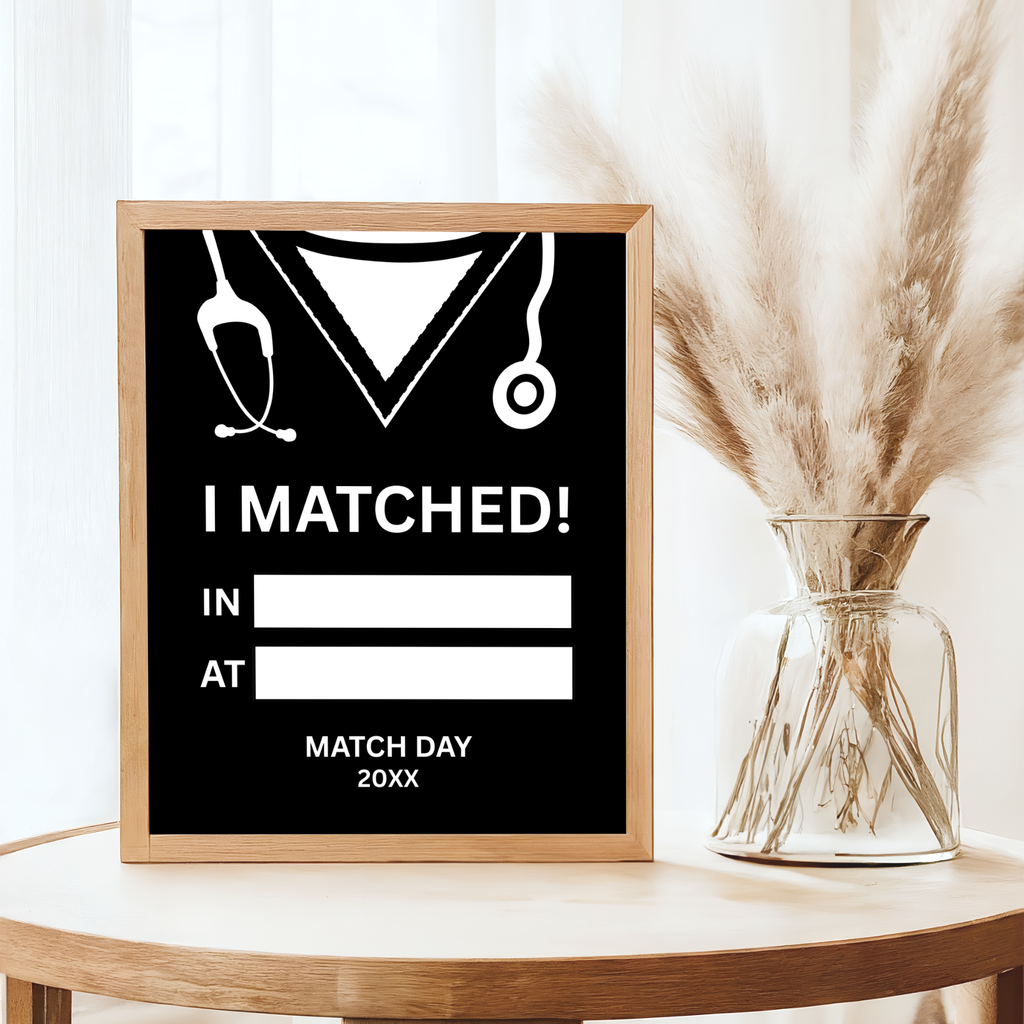 Match Day Residency Party Sign