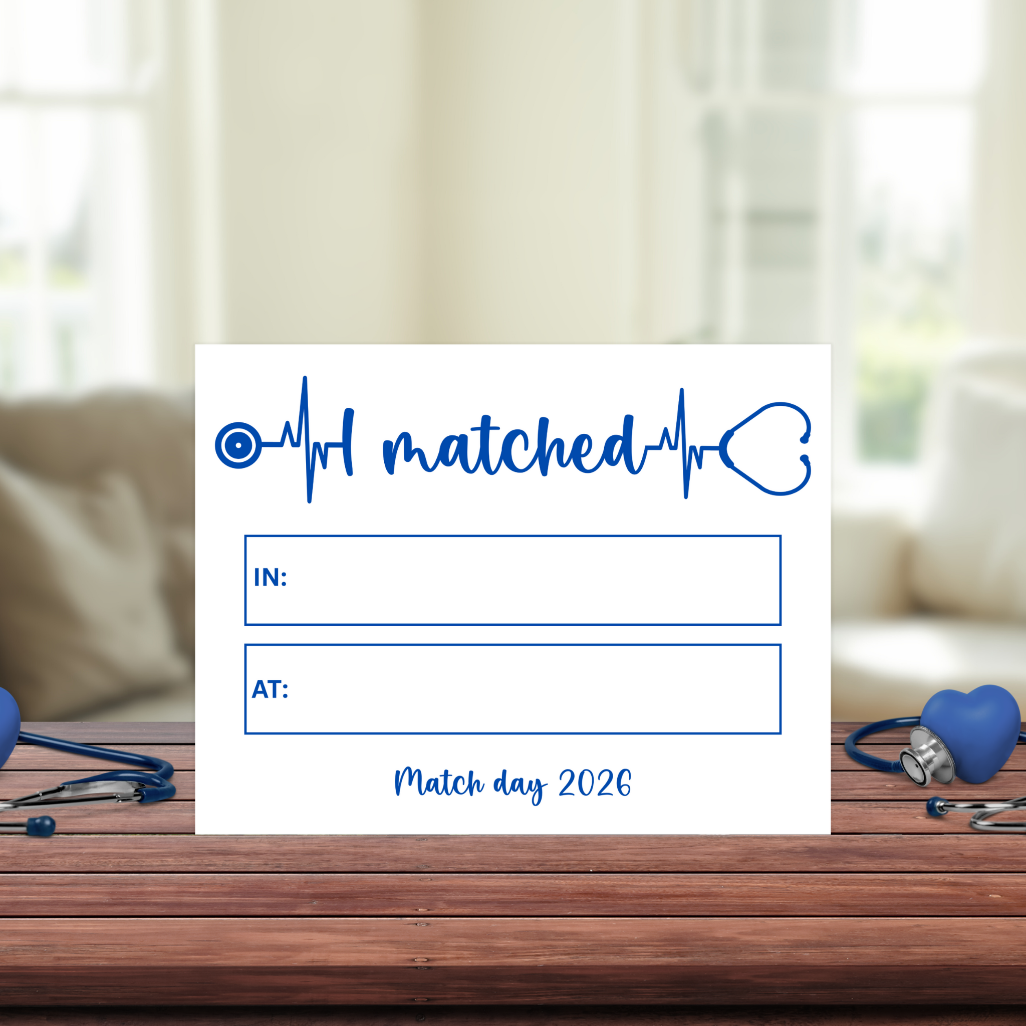Match Day Residency Sign