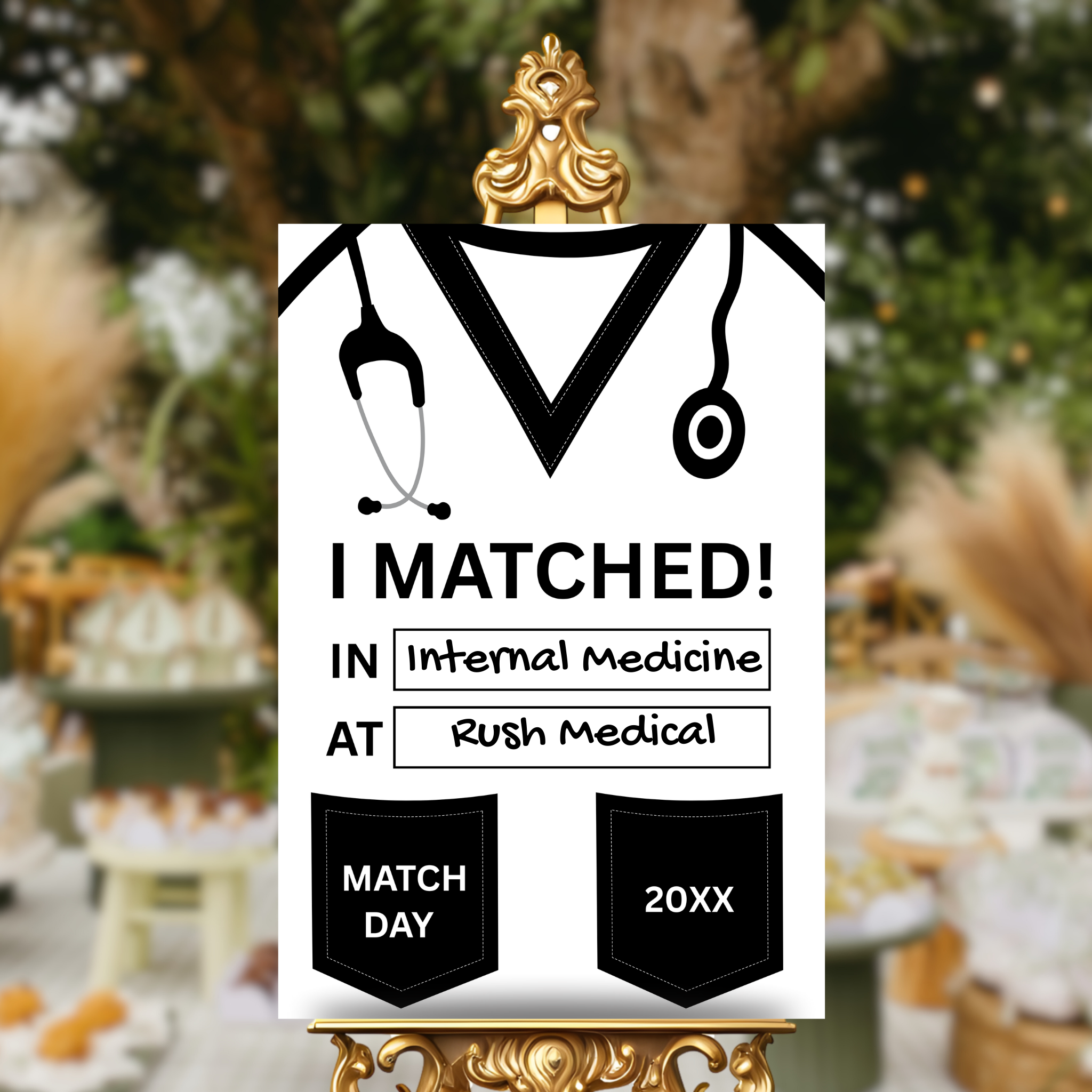 Match Day Residency Party Sign