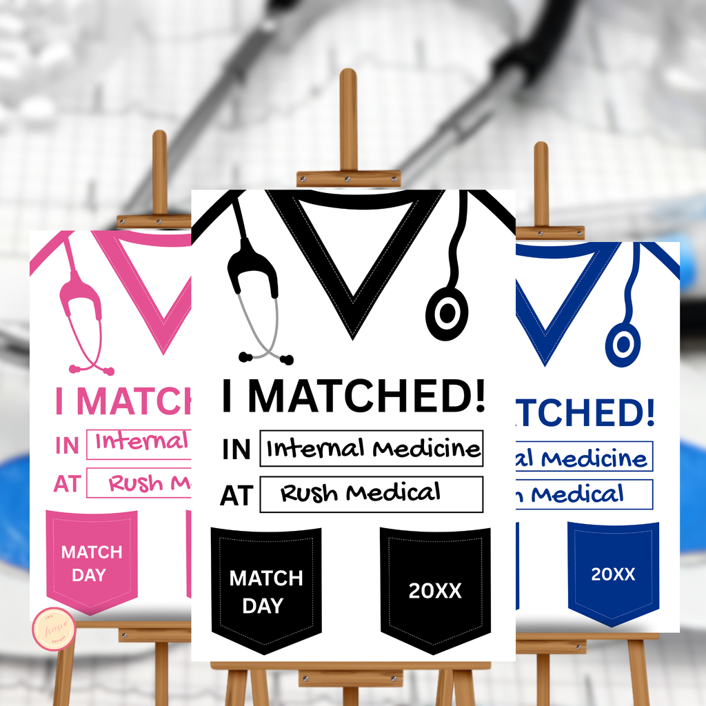 Match Day Residency Party Sign