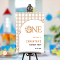 Mouse & Cookie First Birthday Welcome Sign