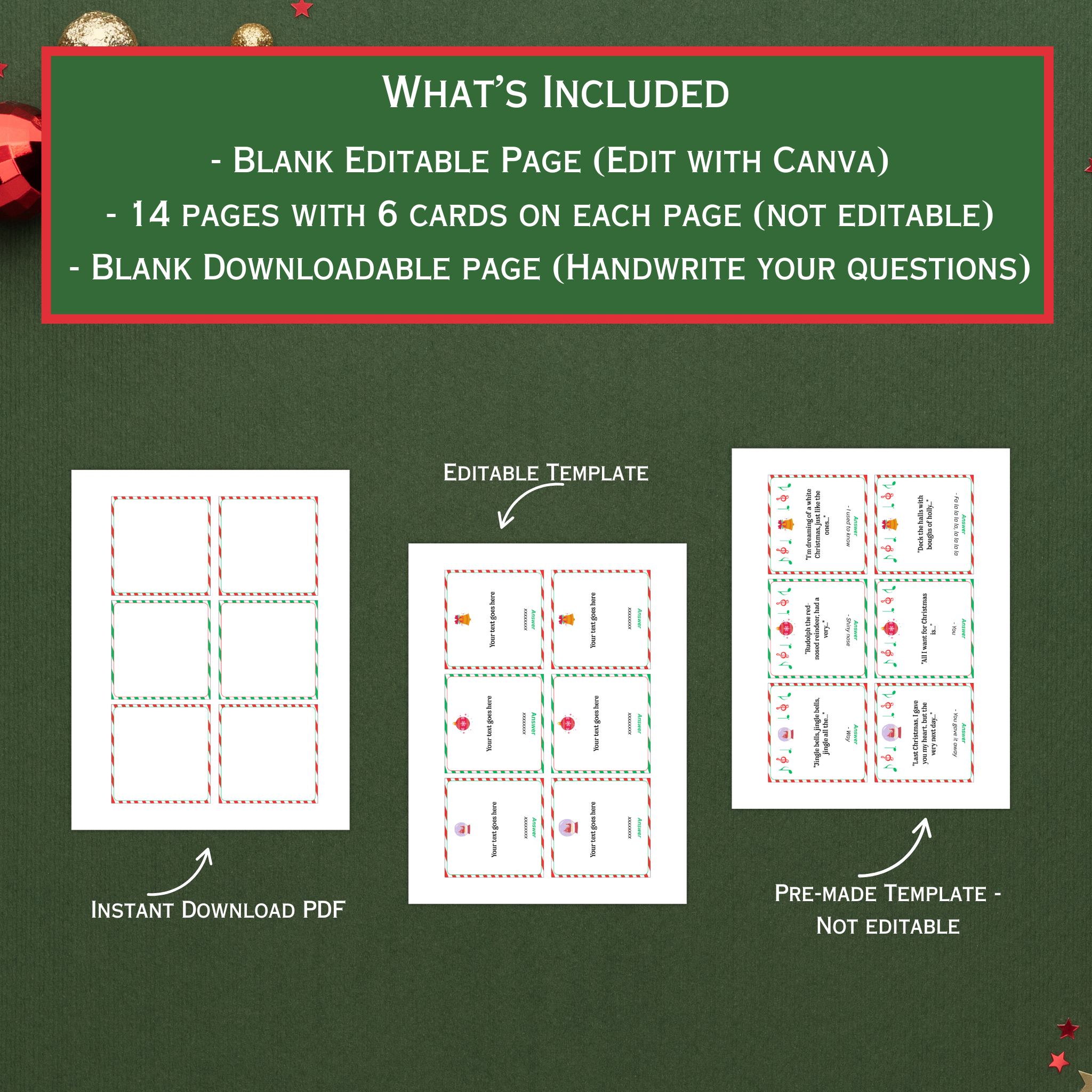 Christmas Finish The Lyrics Game