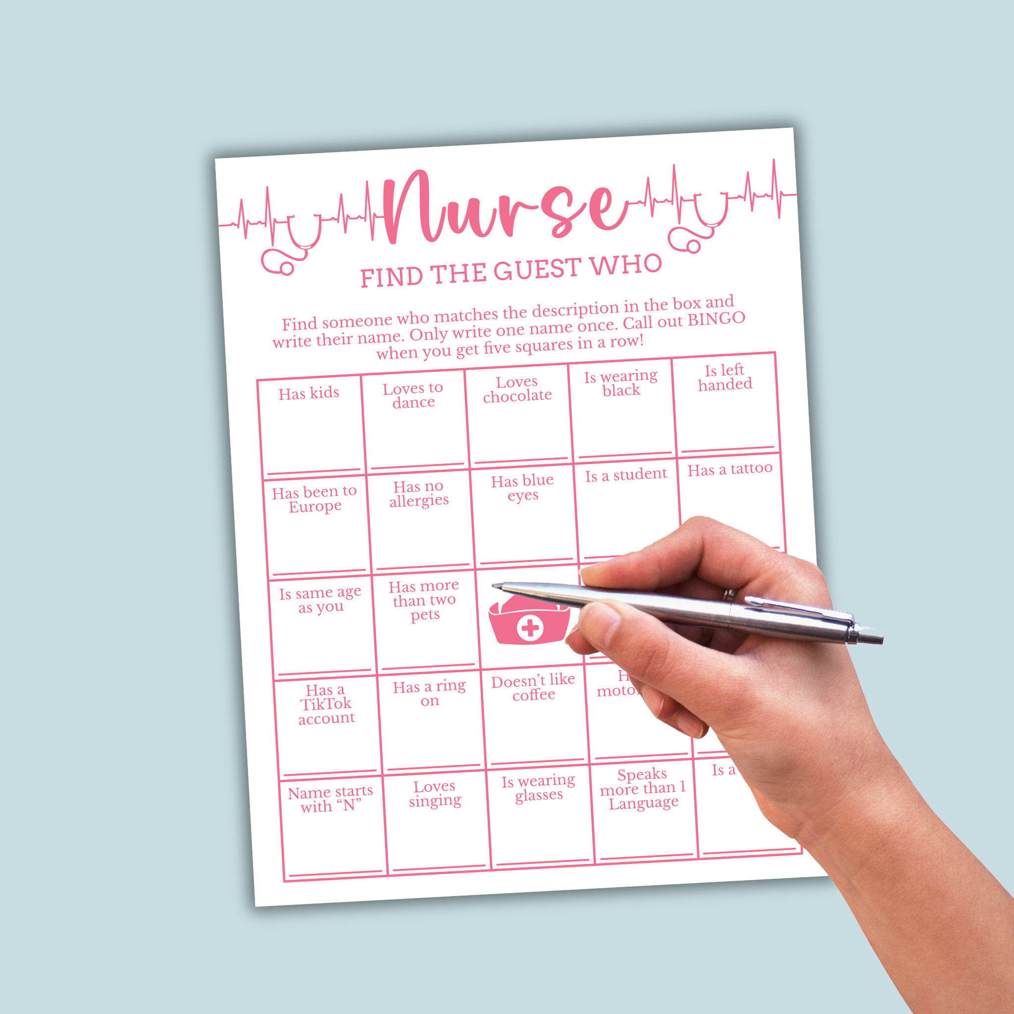 Nurse Find the Guest Game