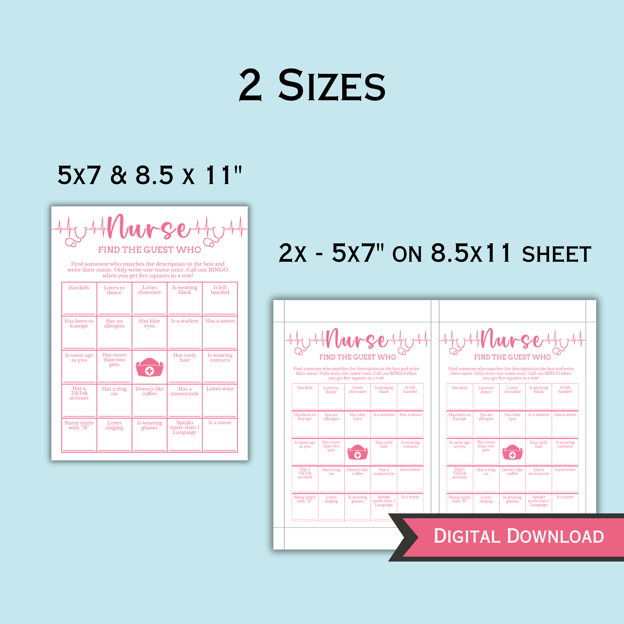 Nurse Find the Guest Game